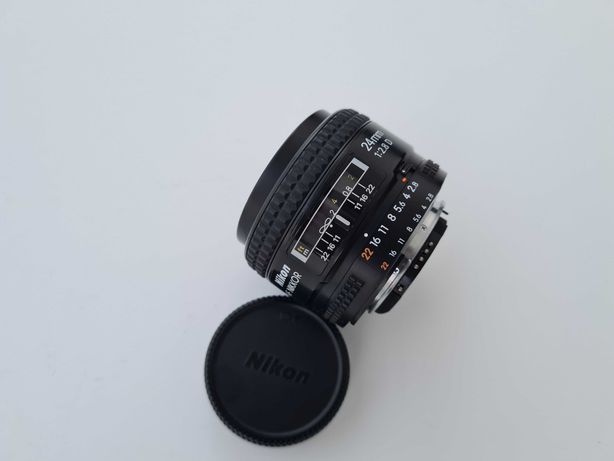 Obiektyw Nikon Nikkor AF 24mm 1:2.8 D - super stan