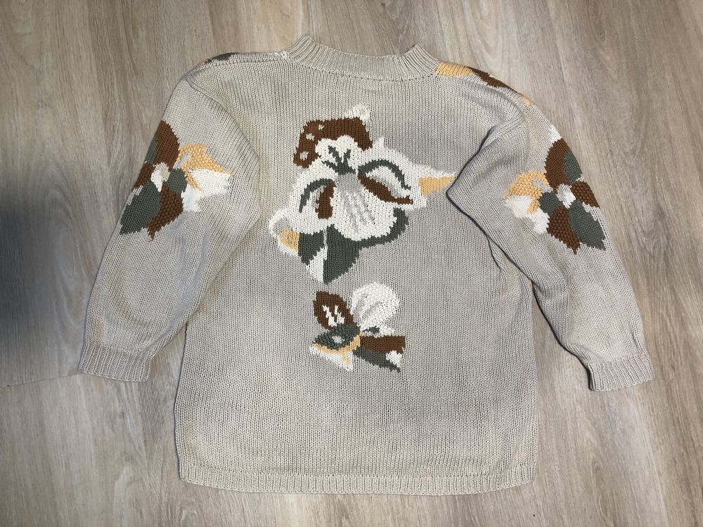 Piękny swetr 100% bawełna vintage, oversize, dobry skład