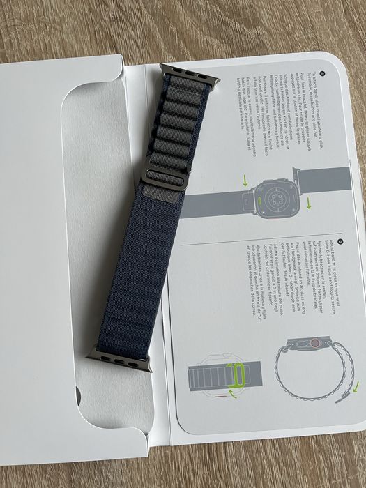 Apple watch 49 mm opaska oryginalna Alpine Loop titan