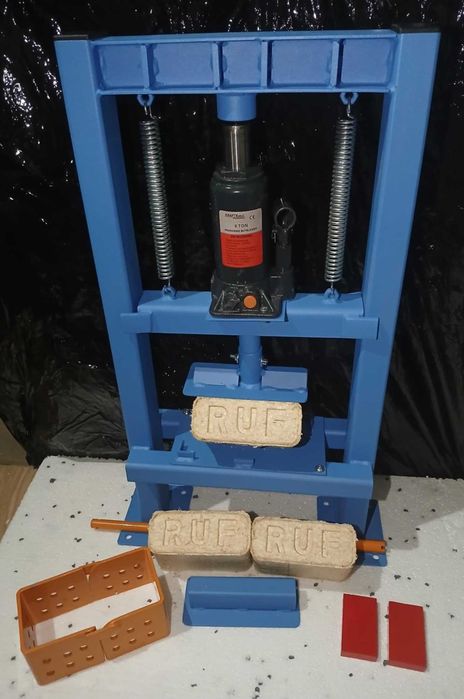 Prasa hydrauliczna do brykietu brykieciarka + prasa do łożysk eco opał