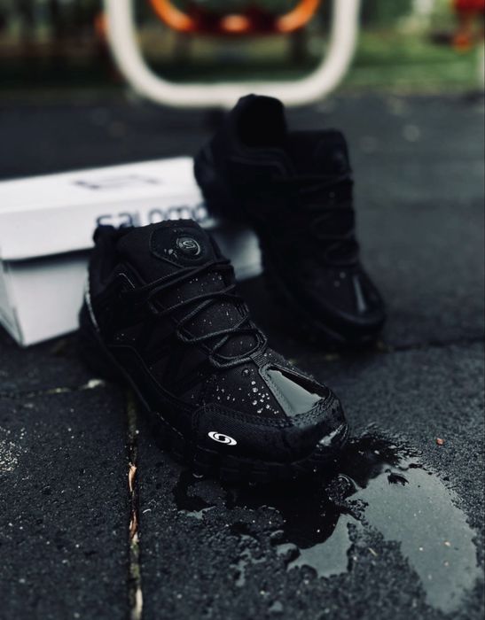 Salomon Speed Cross Pro Gote-Tex Black термо кросовки Саломон Саламон