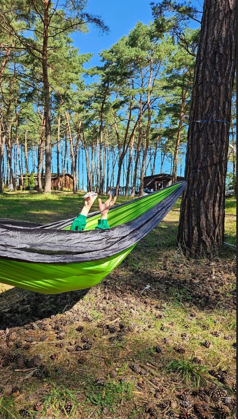 Hamak Turystyczny Survivalowy Podróżny Ultralekki na Biwak Bushcraft