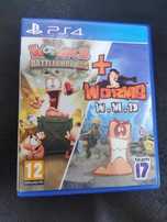 Worms: Battlegrounds + Worms: W.M.D. PS4 Polska okładka