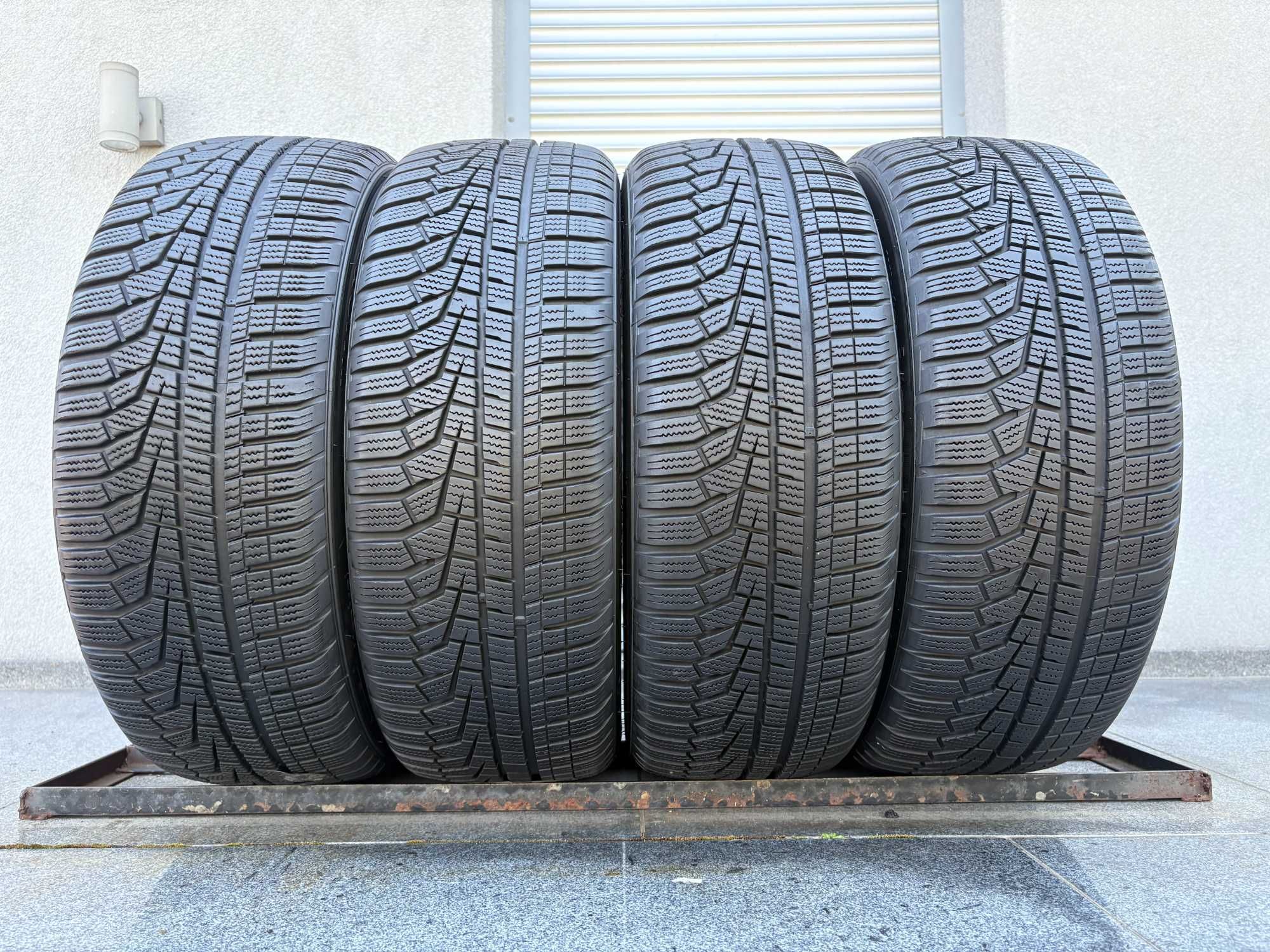 4szt zimowe 205/55R17 Hankook 6,6mm 2022r świetny stan! Z532 gwar
