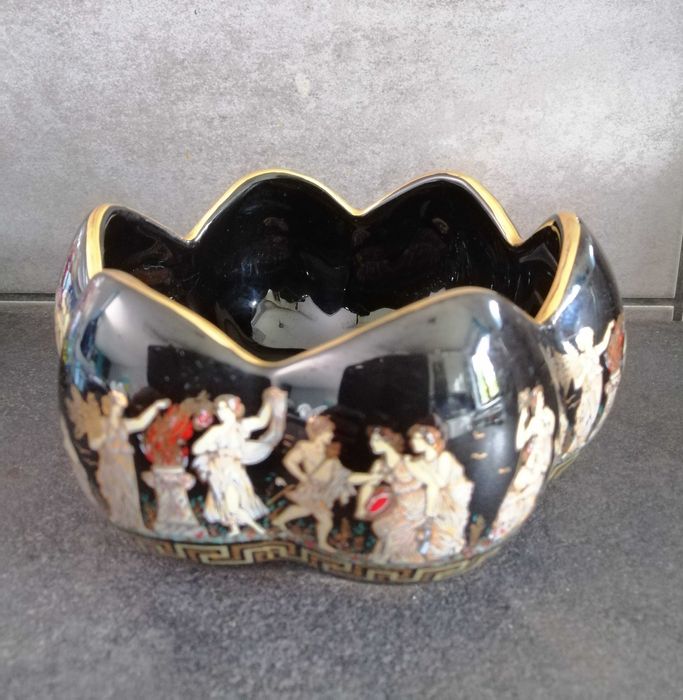 Nowa miska, porcelana Grecka, 24 Gold!