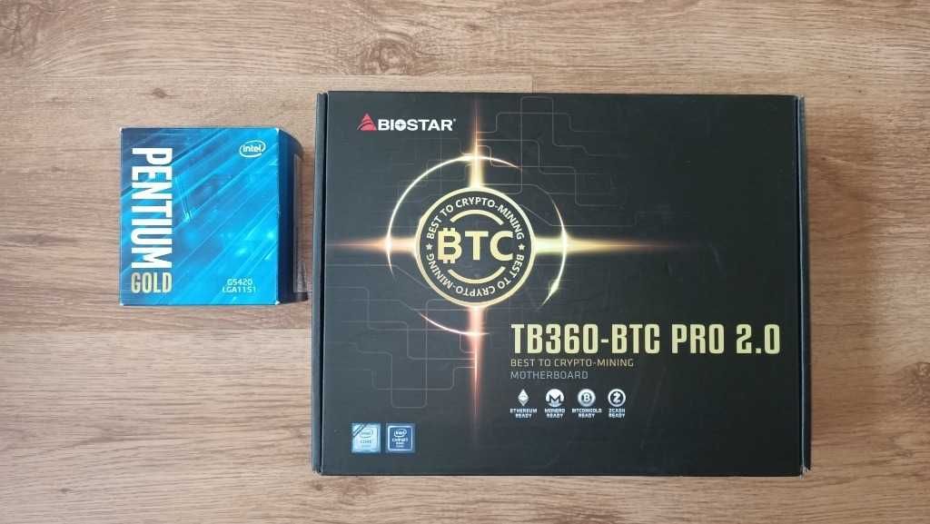 Płyta główna  •  Biostar TB360-BTC PRO 2.0 + Intel Pentium Gold G5420