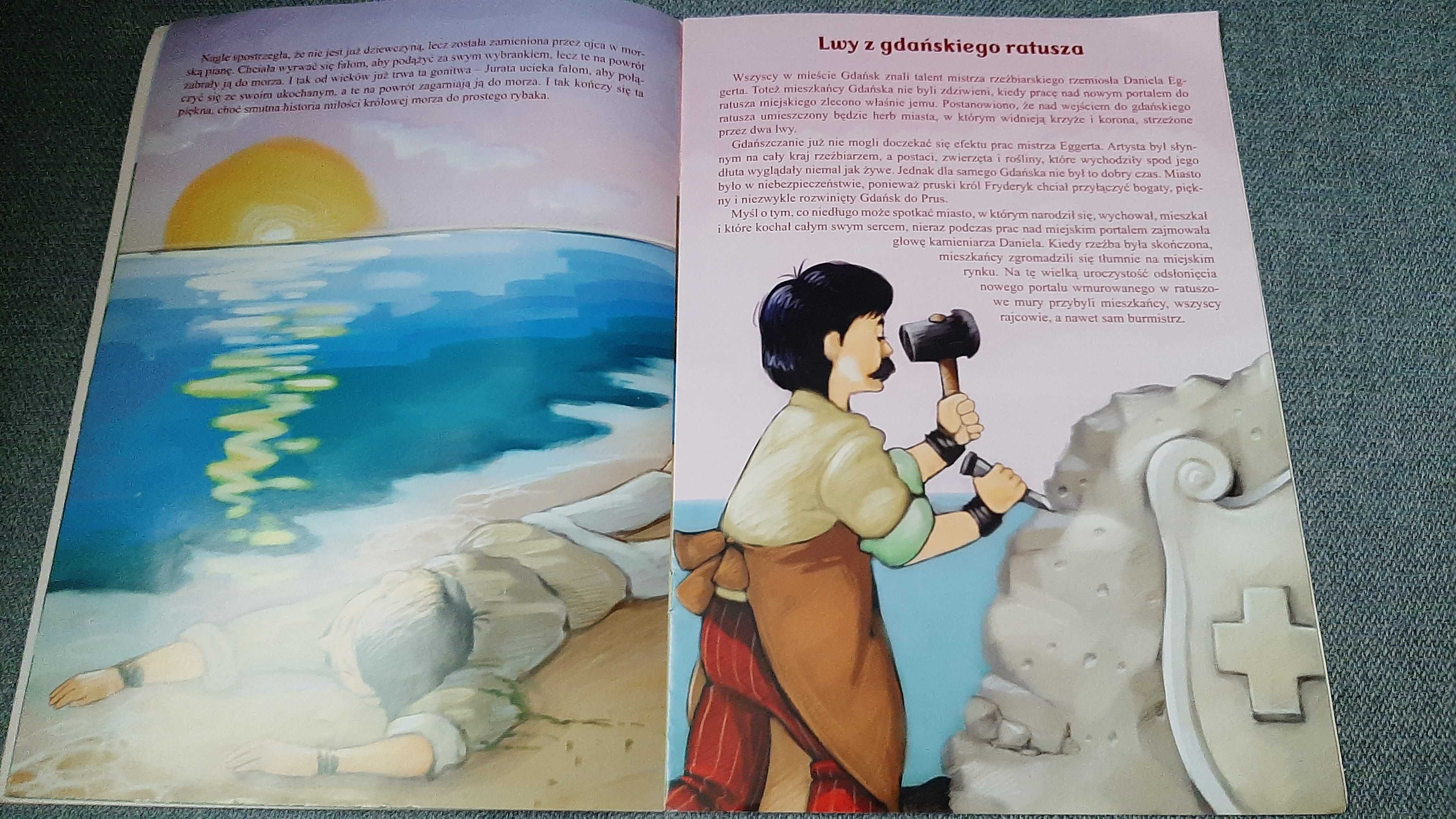 Legendy pomorskie Królowa Bałtyku Lwy z gdańskiego ratusza Mikołajek