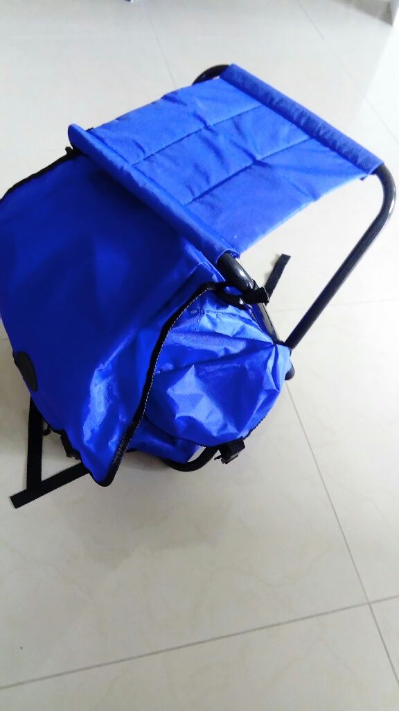 Krzesełko wędkarskie  z plecakiem, turystyczne  piknikowe
