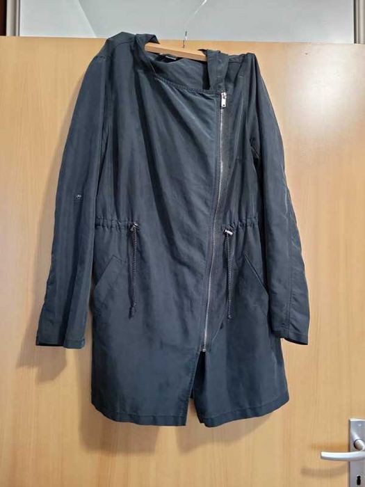 Kurtka parka z kapturem H&M r38 cienka