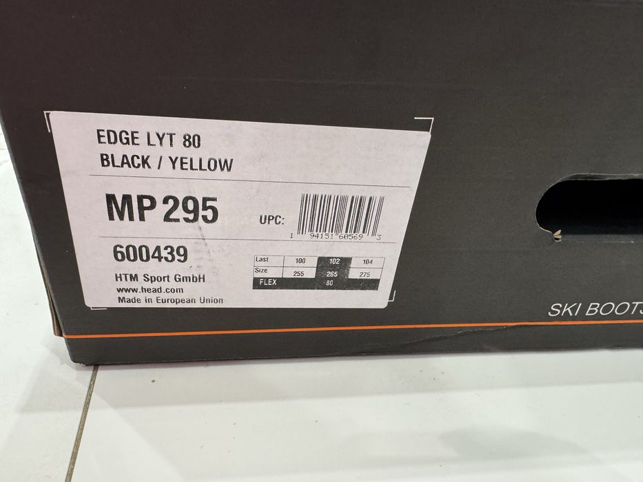 Продам горнолыжные ботинки head (600439) edge lyt 80 2022