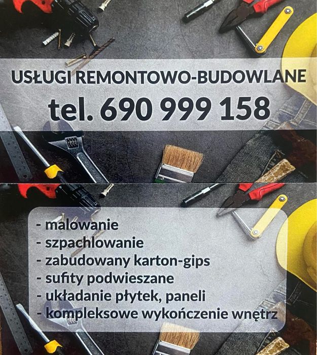 Remonty i wykończenie wnętrz