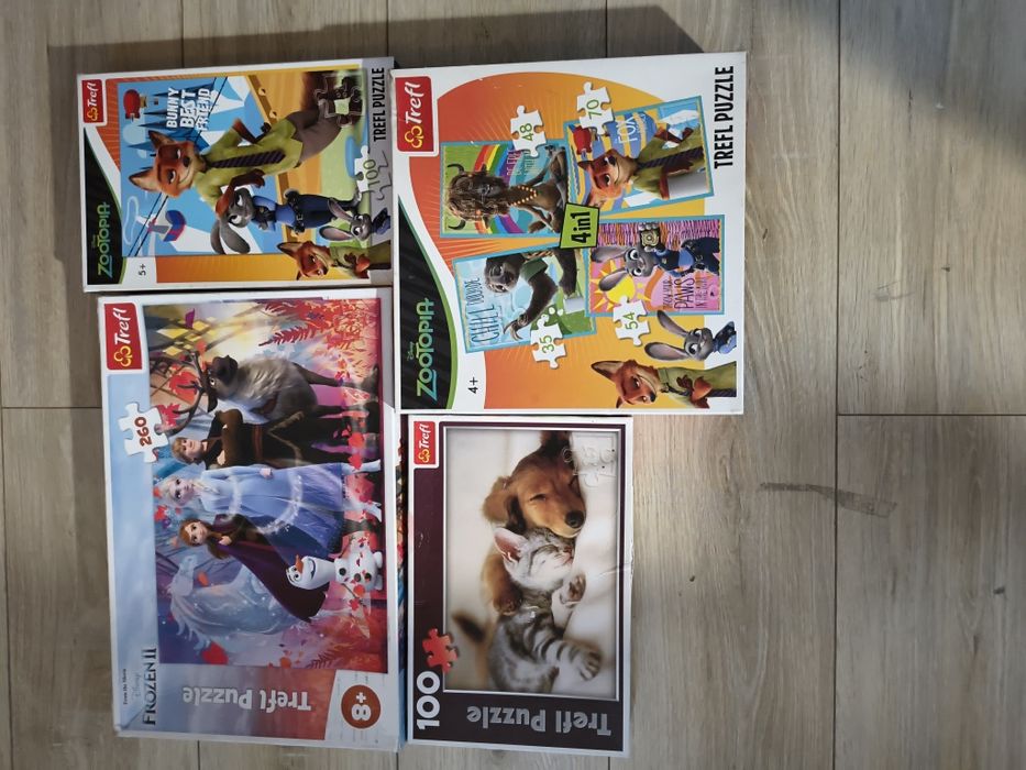 Zestaw puzzli dla dzieci