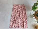 Letnia spódniczka w róże Amisu w kwiaty rozporki guziki viscose flower