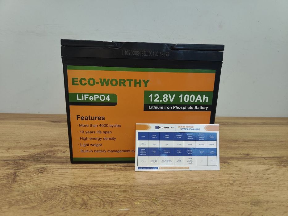 Надежный ECO-WORTHY 12V 100Ah | Для автономного энергоснабжения