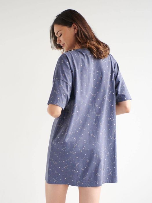 Ночная рубашка со знаками зодиака Sinsay. Размер XS