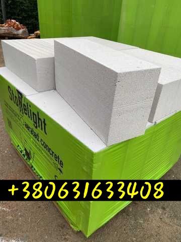 Газоблок Стоунлайт 100*200*600