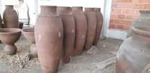 Anforas do vinho antigas para decoração Muito rústicas. 130 cm altura