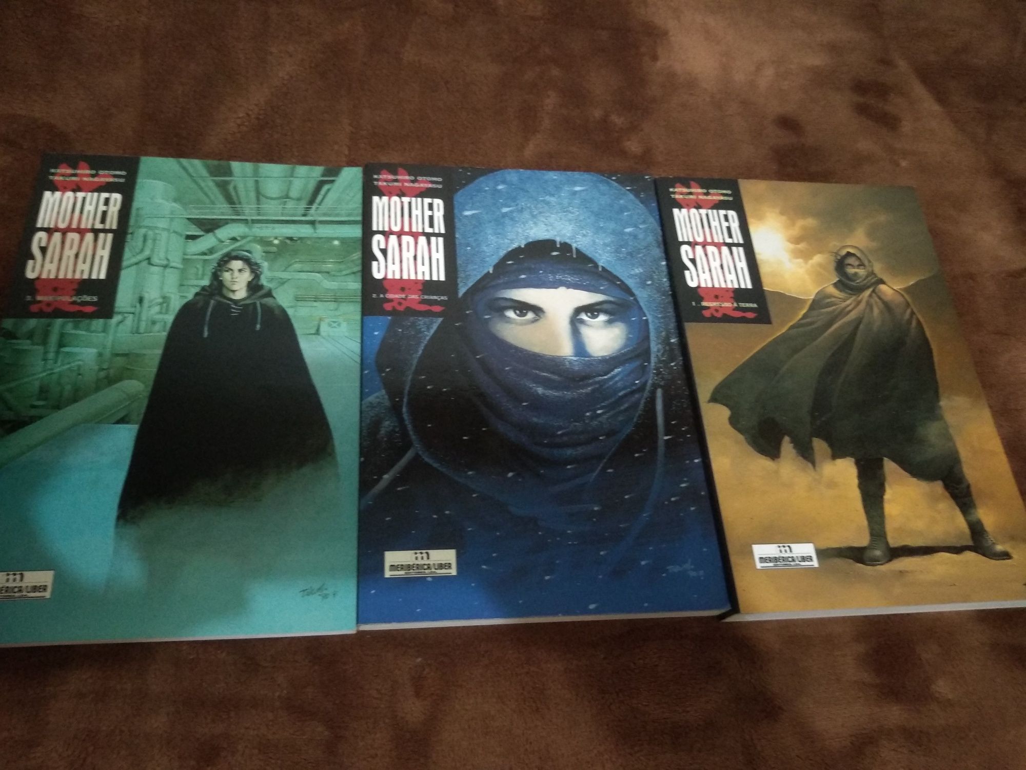 Livro.s Akira,sin city, mother sarah,selecoes BD,comix e luis royo