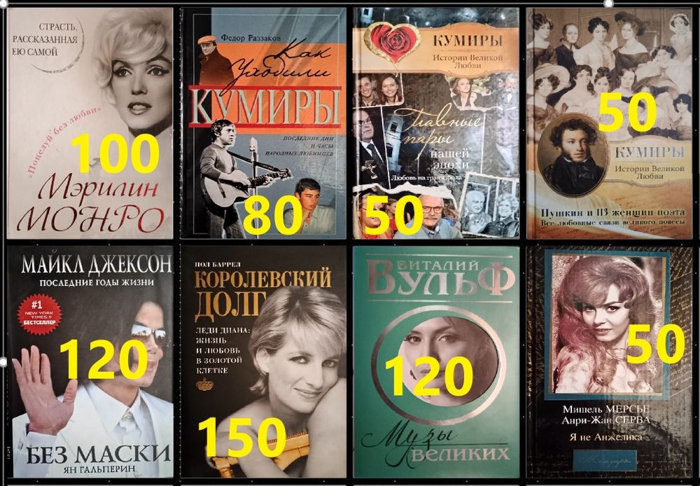 Комплект книг Сто великих