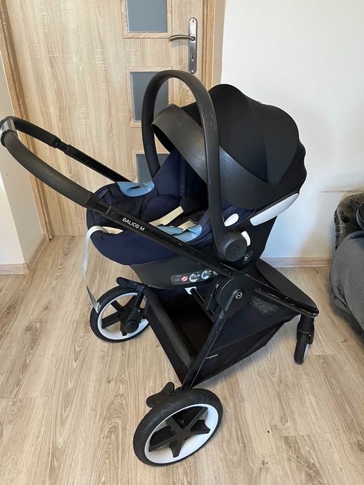Wózek Cybex Balios M granatowy 3w1; fotelik z bazą!