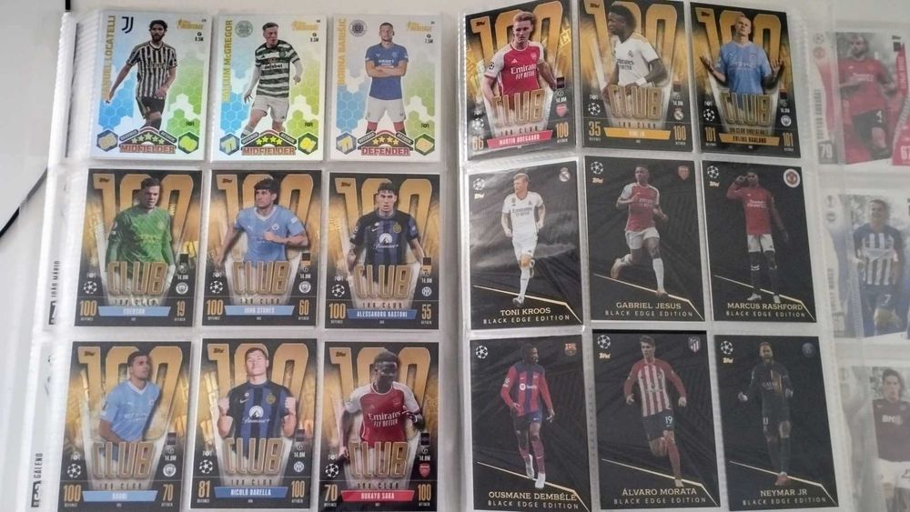 Caderneta Match Attax Champions League 23/24 Cartas Topps - COMPLETA