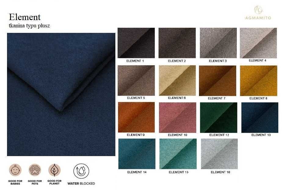 Duży rozkładany narożnik MALAGA do Salonu, Pokoju, ROGÓWKA rozkładan