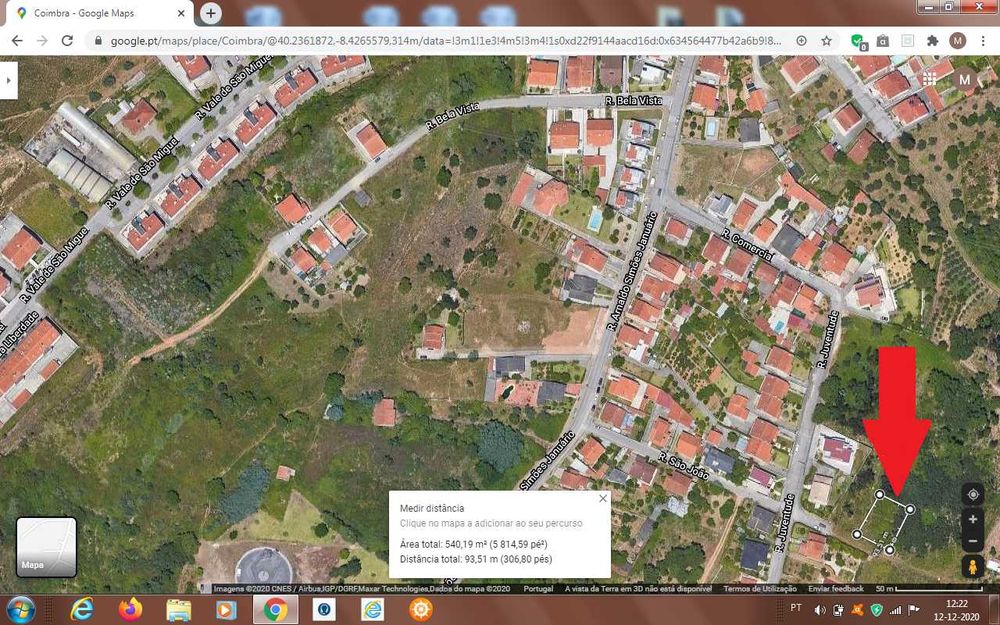 Lote de 540 m2 para construção