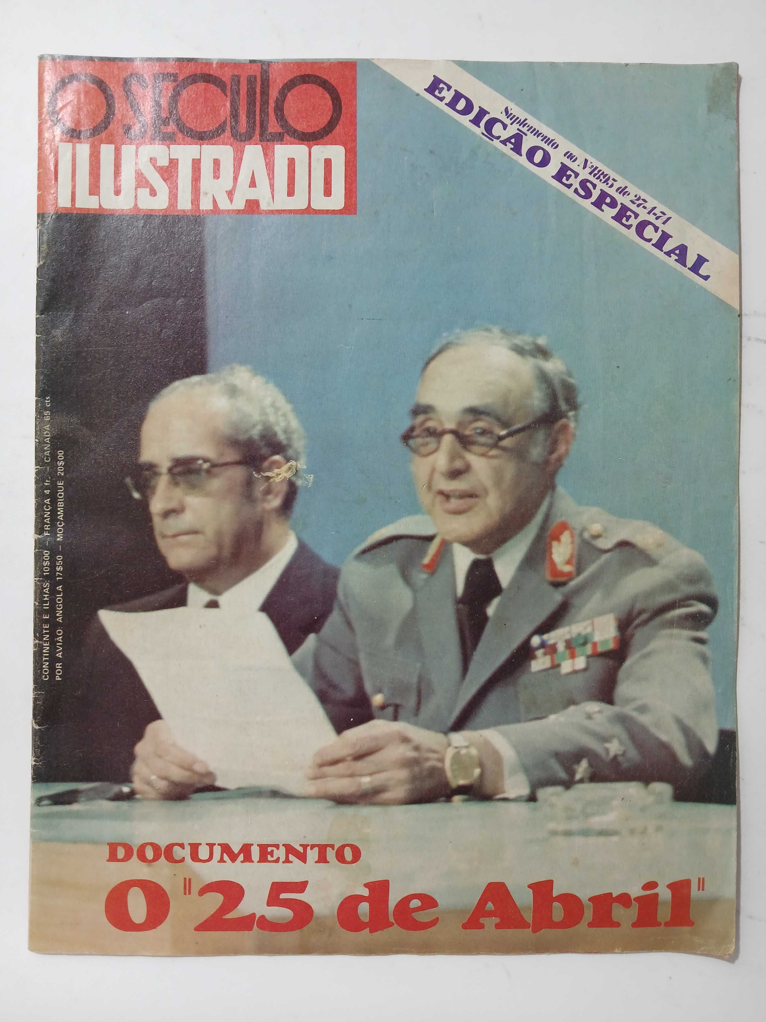 Revista Seculo Ilustrado - Edição especial - 25 de Abril 1974