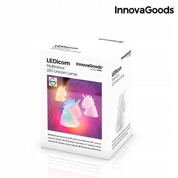 Lampka Nocna Unicorn Jednorożec Zmieniająca Kolor
