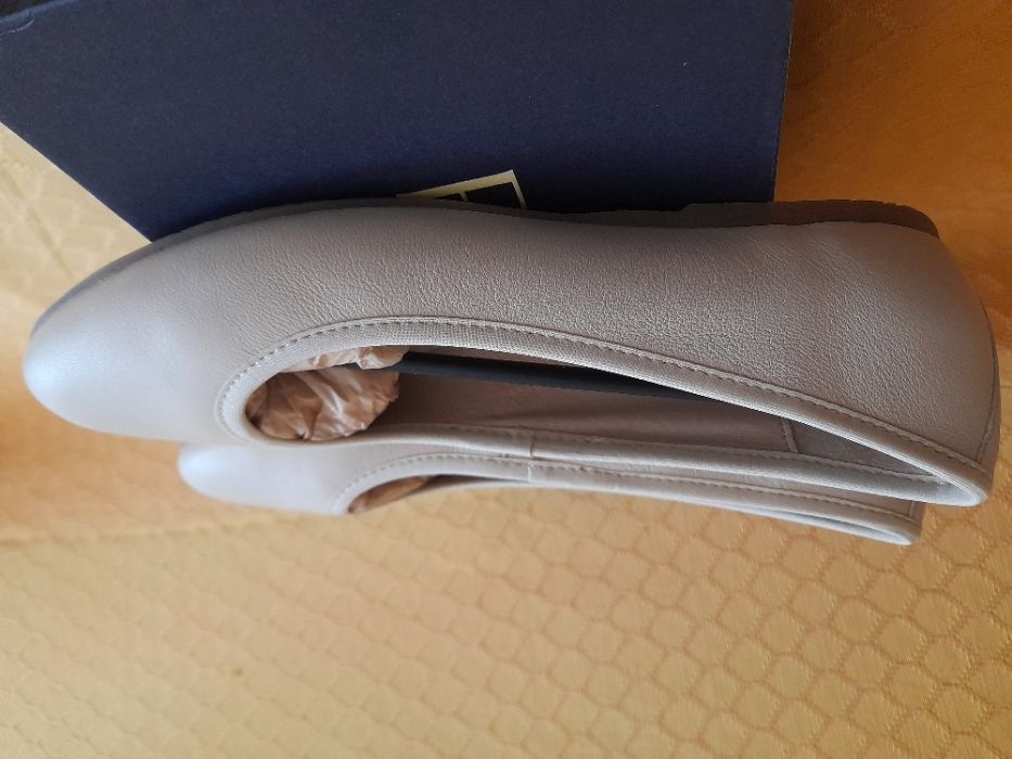 Baleriny beżowe Nowe