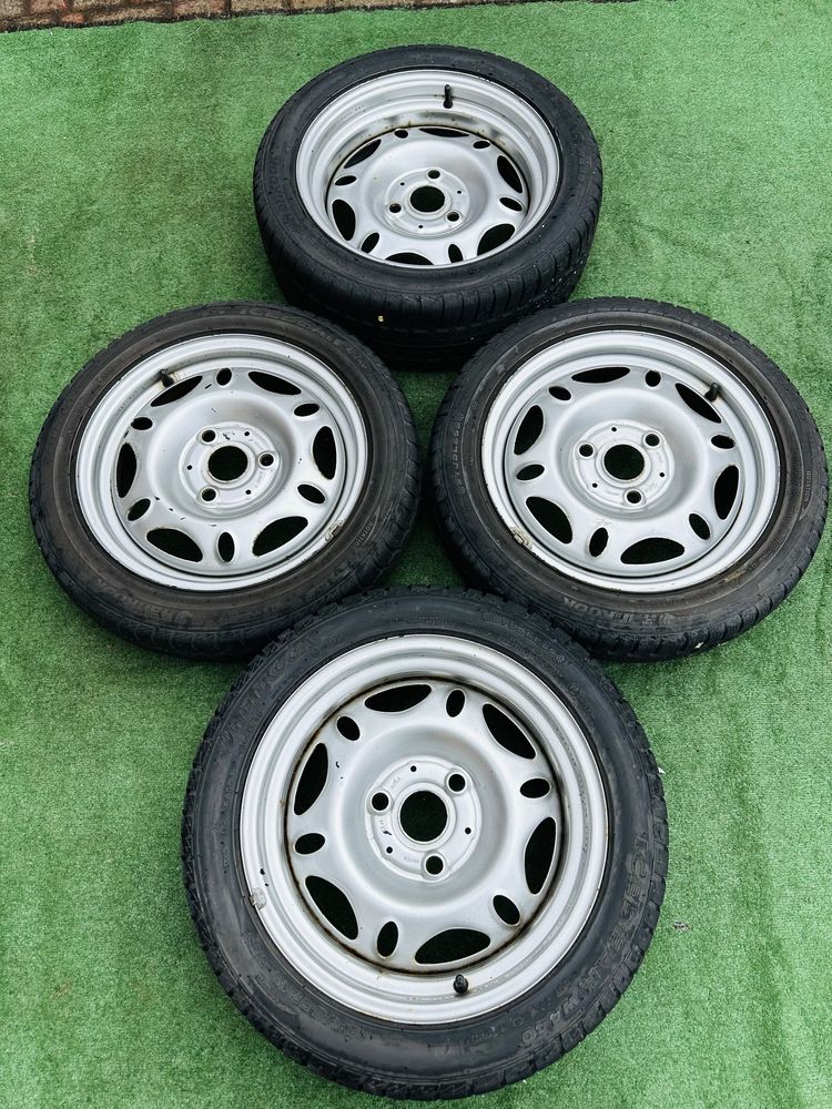 Диски сталеві різноширокі Smart 3/112 R15 з резиною 175/55-135/70 R15