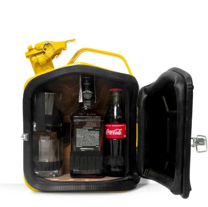 Каністра Бар 5л. жовта «Стратегічний запас», канистра с надписью