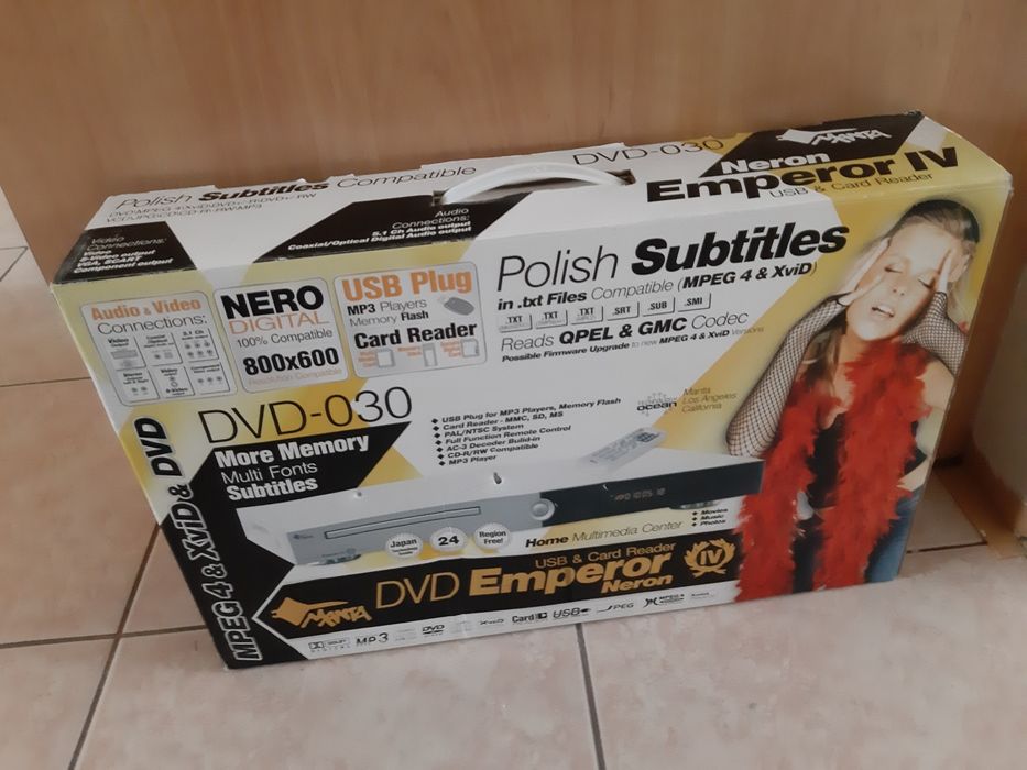 Odtwarzacz Manta DVD-030 Emperor IV