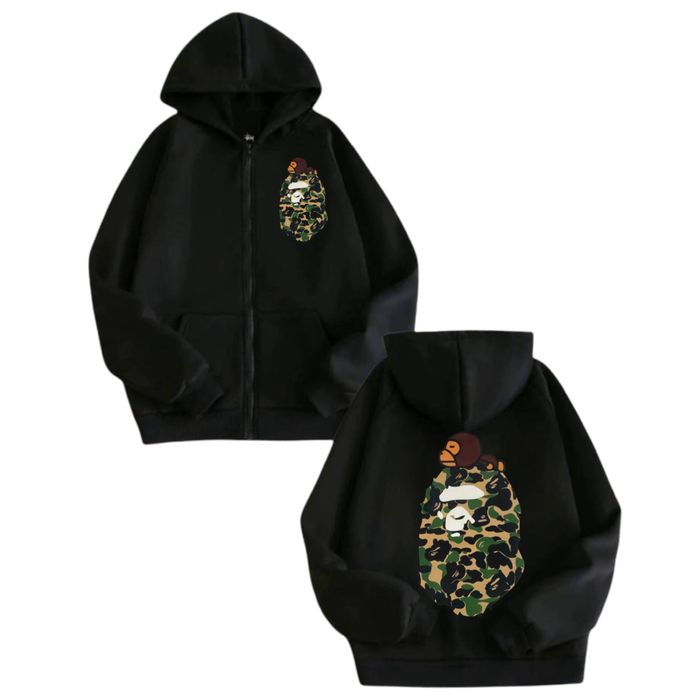 Мужское Зип-Худи BAPE A Bathing APE Baby Milo унисекс Бейп Кофта New