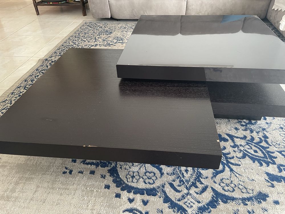 Mesa de Centro Modular Preta