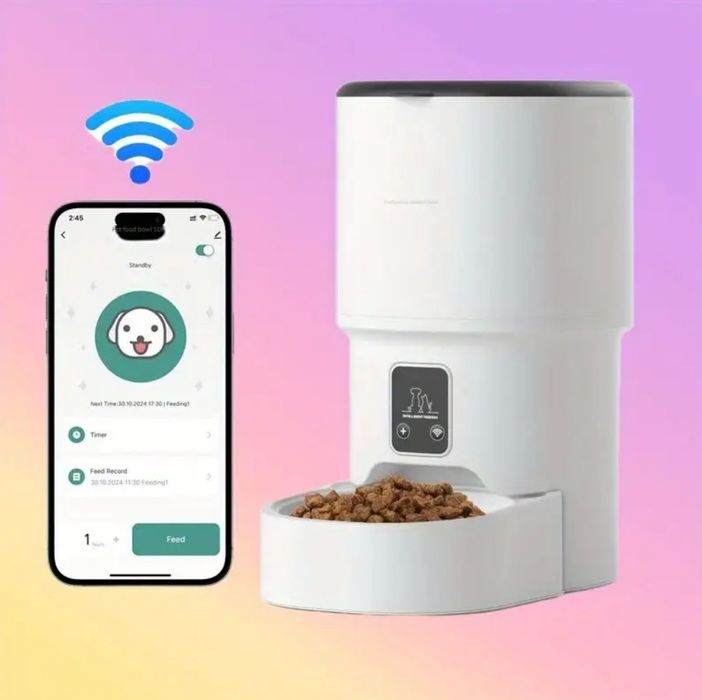 Alimentador cão e gato automatico por HI-FI