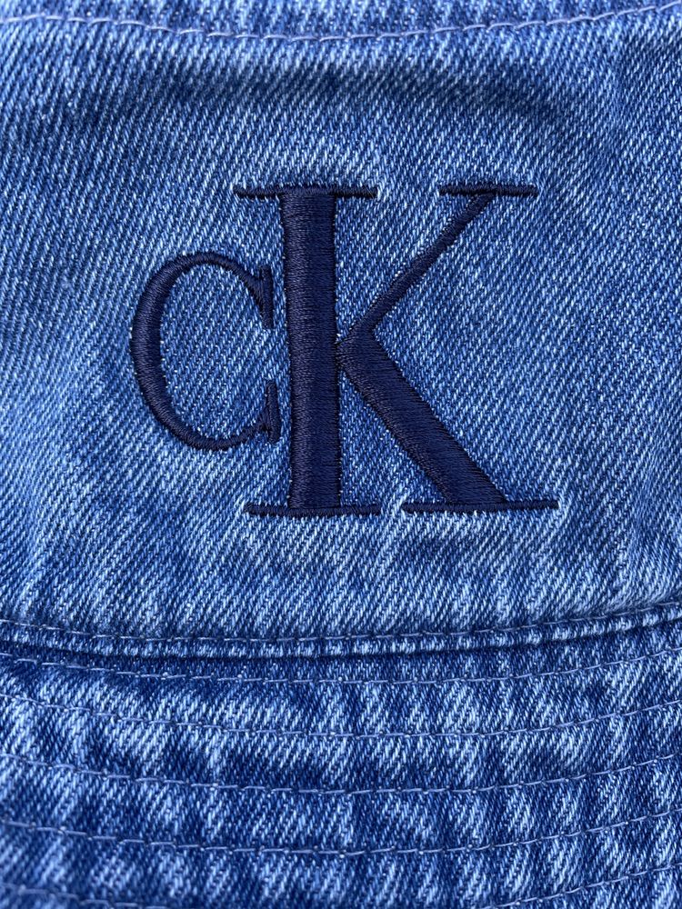 Новая шапка - панама calvin klein (ck Denim Logo Bucket Hat)с Америки