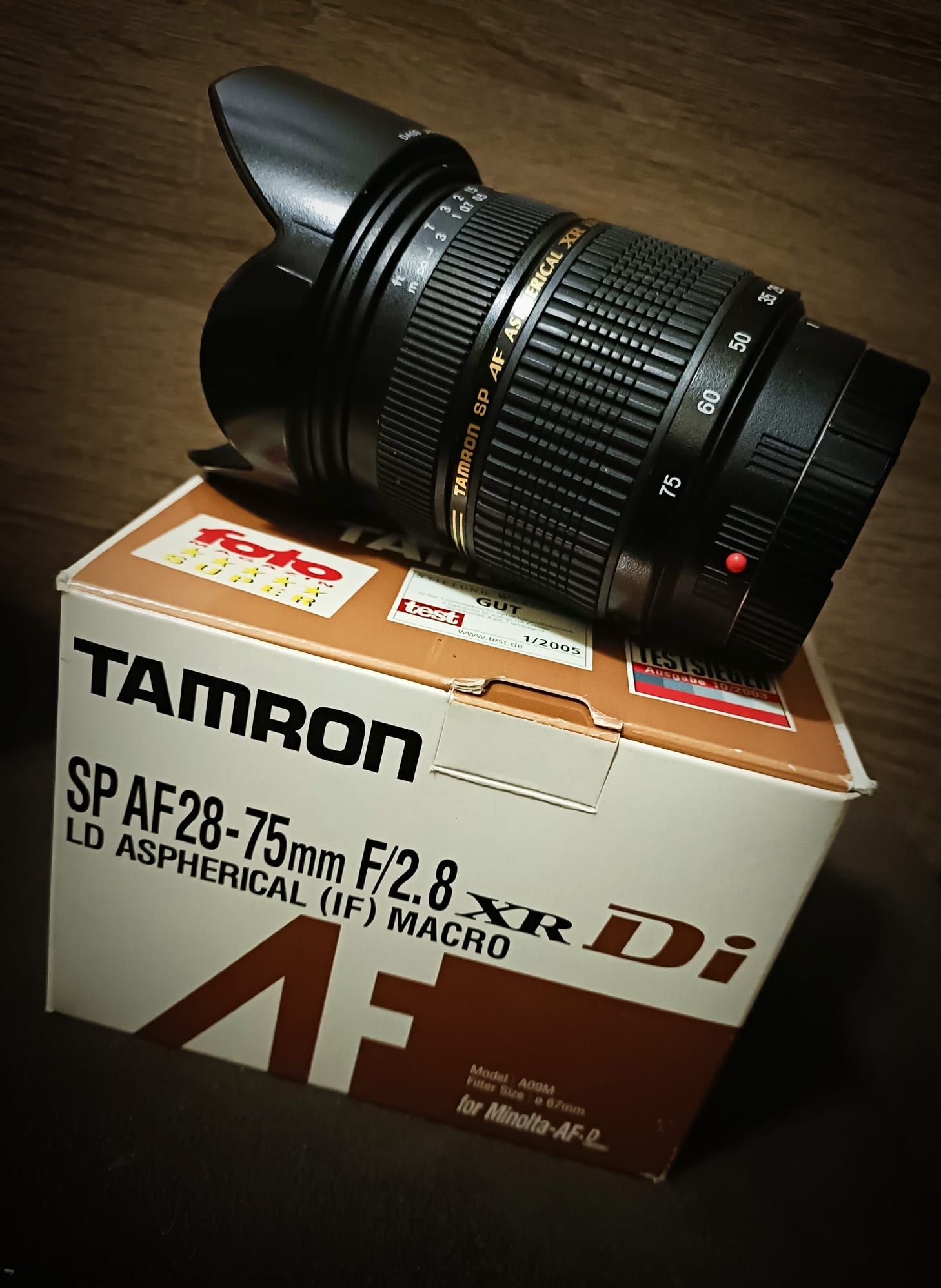 Obiektyw TAMRON SP AF 28-75 mm F/2.8 XR DI LD  Mocowanie SONY A