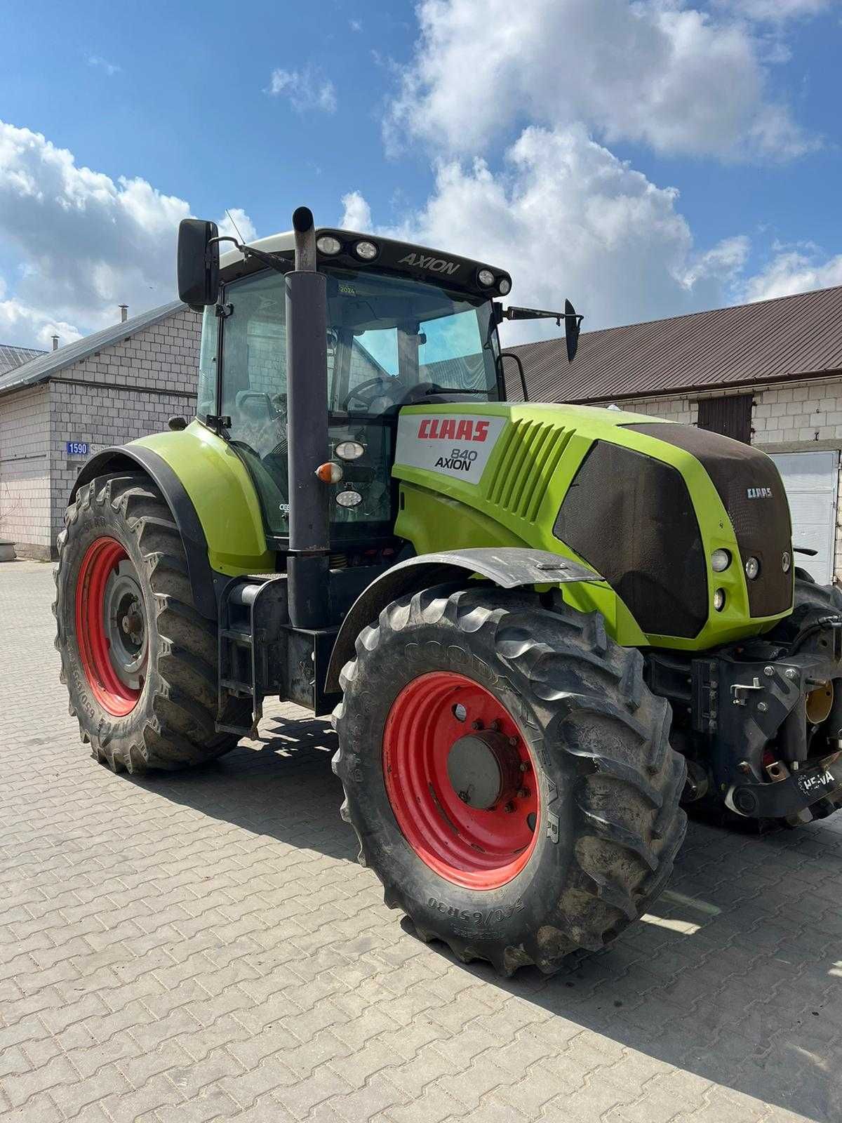 Ciągnik rolniczy Claas Axion 840 TUZ WOM obciążniki 300 KG