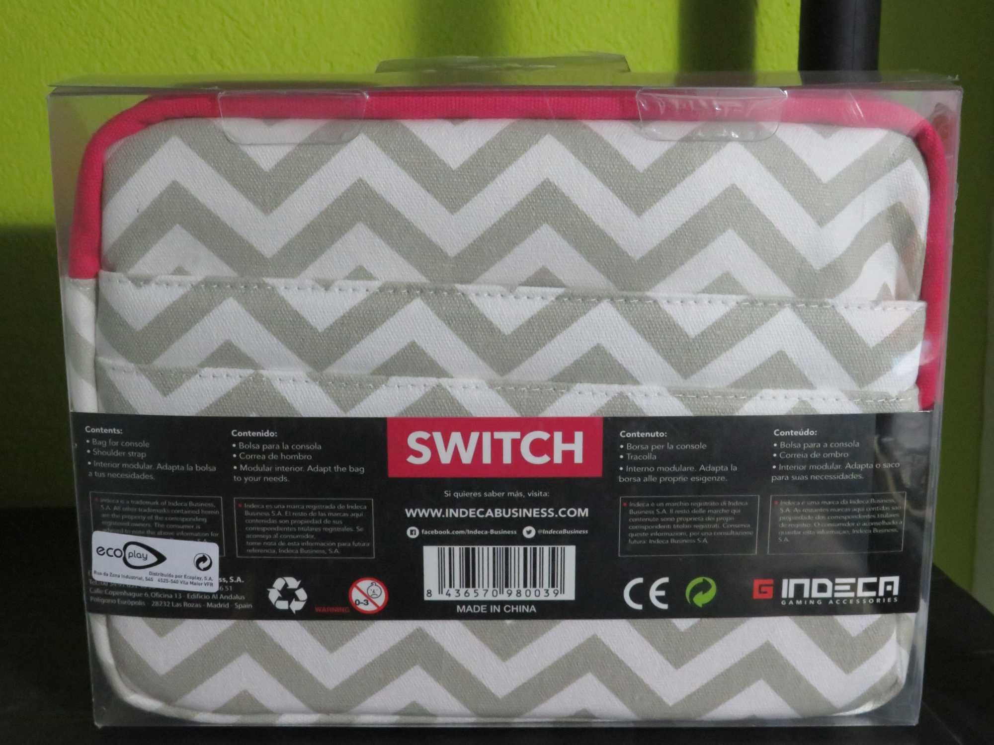 Travel Bag - Bolsa De Viagem Nintendo Switch G Indeca Nova e Selada