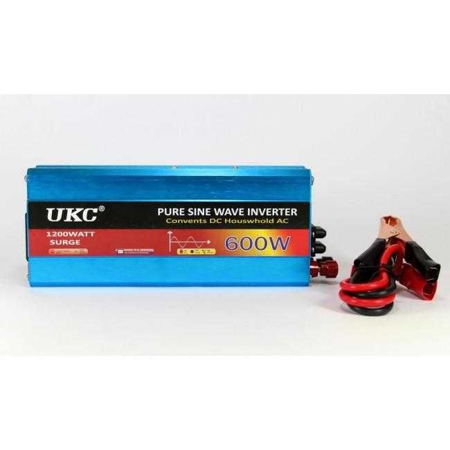 Инвертор ДЛЯ КОТЛОВ 1200/600W чистый синус Преобразователь 12V/220v