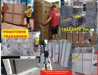TRAGARZE 24h WNOSIMY/ZNOSIMY meble paczki AGD gabaryty art.budow wanny