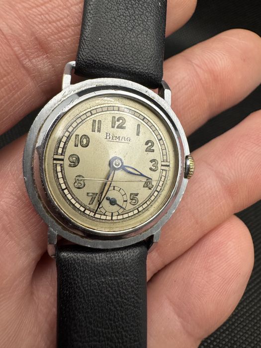 Zabytkowy zegarek lata 40 Bimag