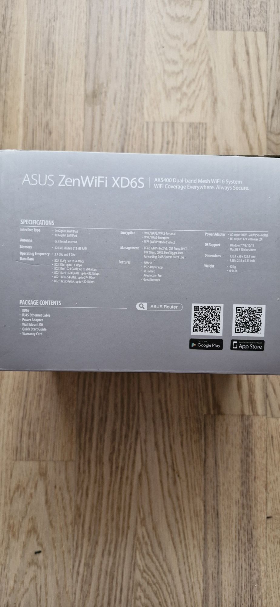 Роутер Asus zenWIFI XD6S