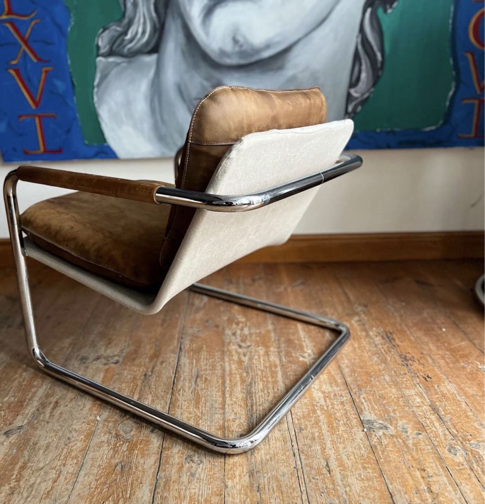 Heinrich Pfalzberger dla Wohnbedarf AG Basel, fotel mid century