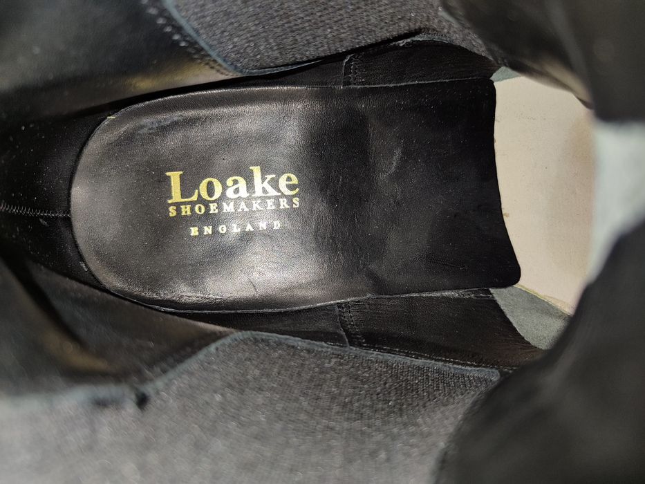 Loake 45р челси ботинки мужские сапоги туфли кожаные Англия