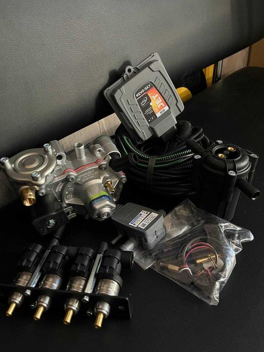 Комплект гбо установки: KME, Tomasetto, Barracuda газ на авто монтаж