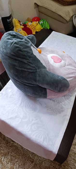 Pufe infantil pinguim