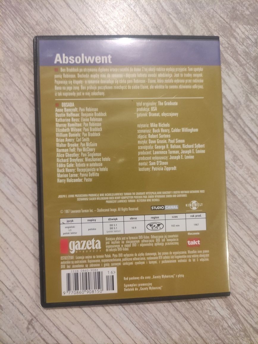 Film DVD Absolwent