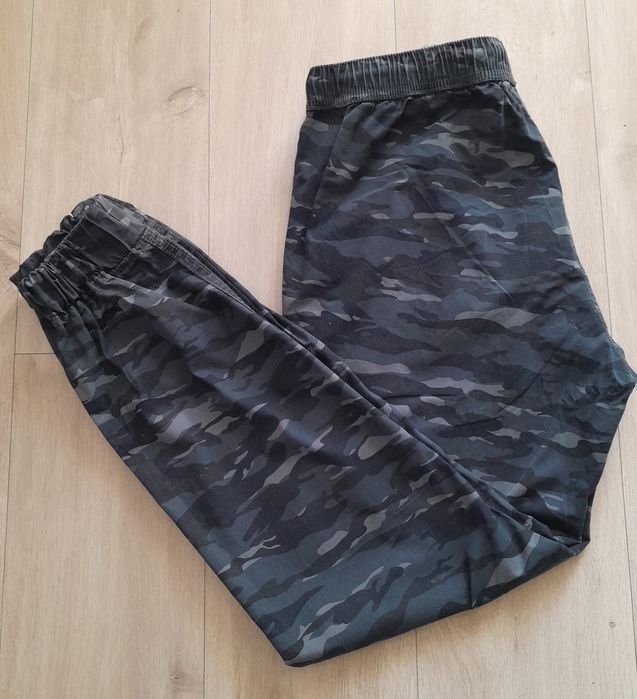 Męskie bawełniane spodnie moro rozm.M